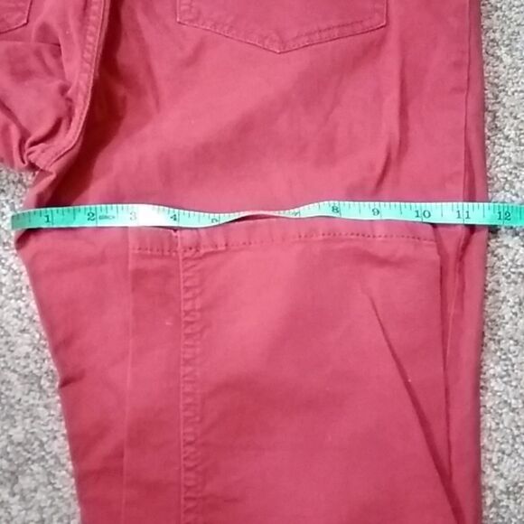 J.jill Authentic Fit Slim Strech Rare Color Red Women's Pants Size 12 Vintage - Picture 13 of 13